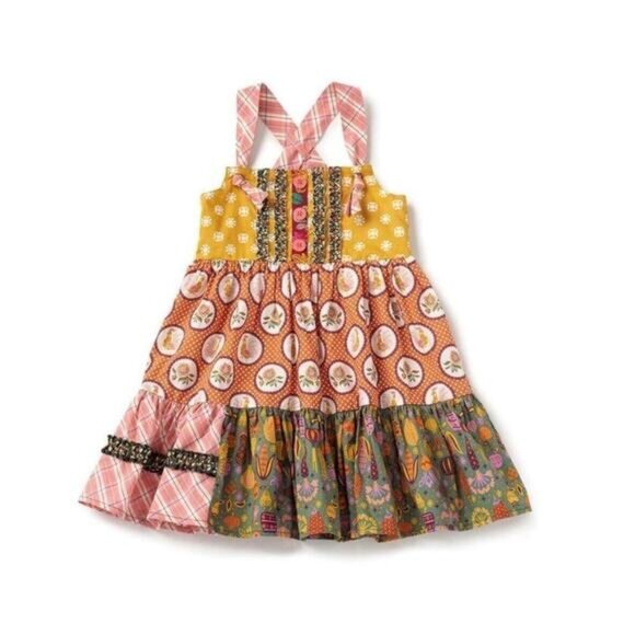 Matilda Jane Boho Patchwork Austin Rivers Knot Dress Size 4 2 sets available twi - Picture 9 of 11